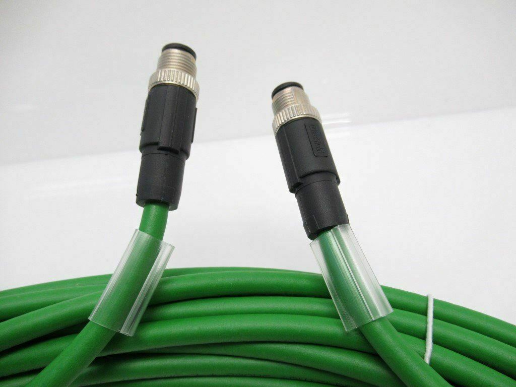 Ifm Electronic E21137 Ethernet Connection Cable, D-Coded, 5 m