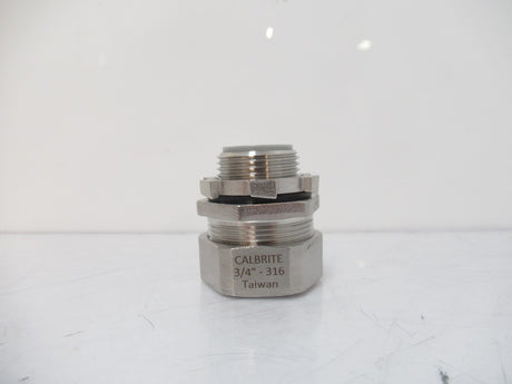 Calbrite S20700MC00 Compression Connector EMT 3/4 NPT SS316