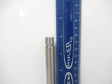 Stainless Steel 303 Rods, 0.5 in Dia, 8 in Length, C/W Groove