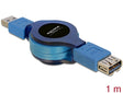 Delock 82649 Cable Usb 3.0 Extension Retractable