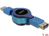 Delock 82649 Cable Usb 3.0 Extension Retractable