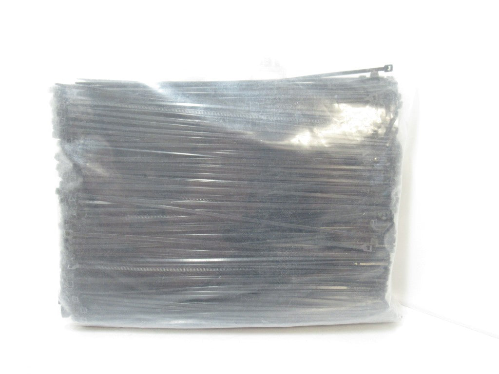 Techspan E8180M Cable Ties 8 in 18 lb Black, Pack Of 1000