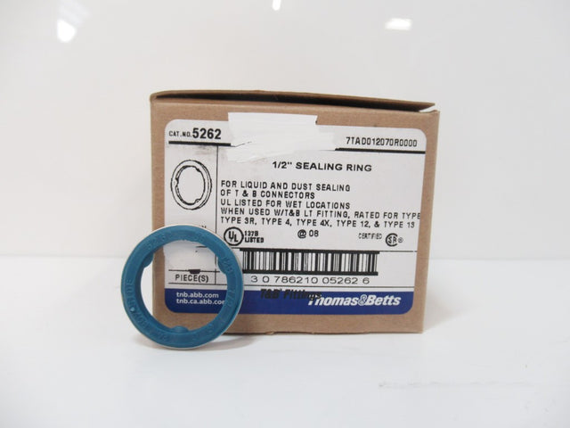 Thomas & Betts 5262 Liquidtight Sealing Gasket 1/2 in, SS 316, Sold By Unit