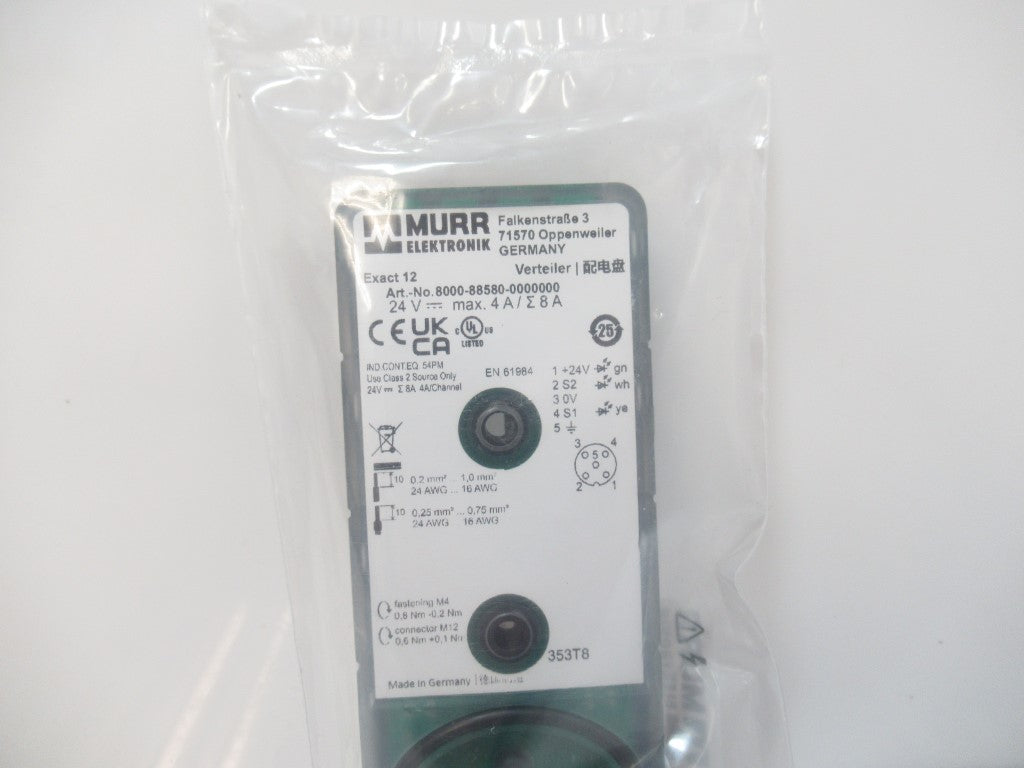 Murrelektronik 8000-88580-0000000 Exact12, 8XM12, 5 Pole