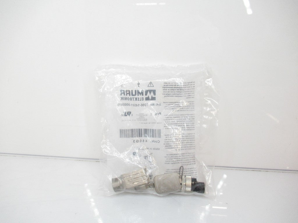 MurrElectronik 7000-14581-0000000 M12 Male 90° D-Cod Screw Terminal