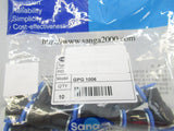 Sang-A GPG 1006 10mm X 6mm One Touch Fitting, Lot Of 10