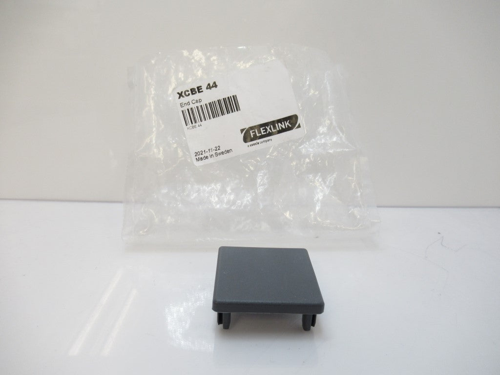 FlexLink XCBE44 End Cap 44 x 44 mm, Sold By Unit