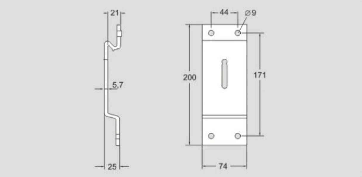 Flexlink XMCS88B CS Beam Support Bracket