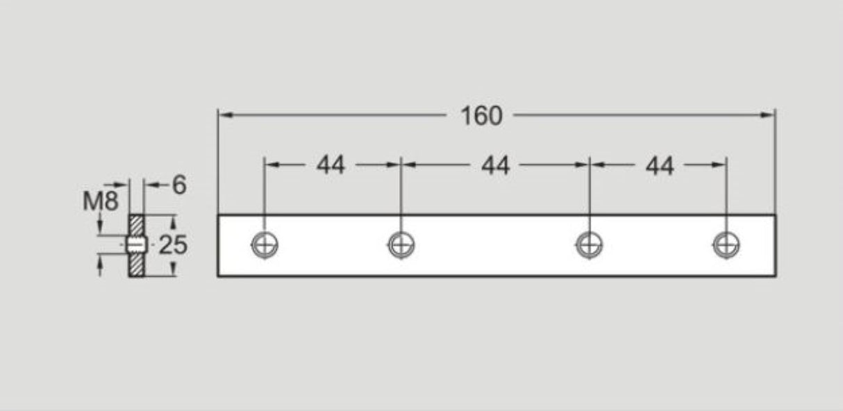 FlexLink XLCJ6X160, XH Connecting Strip