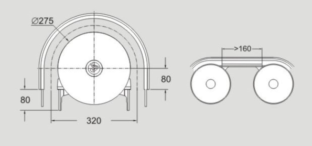 XMBH 180R160 A XMBH180R160A Flexlink XM Wheel Bend