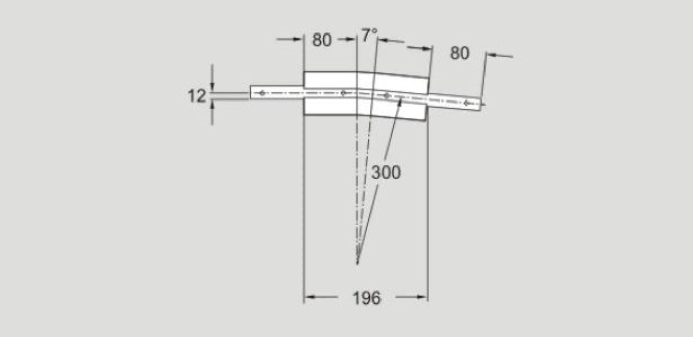 FlexLink XLBV7R300 XL Vertical Bend 7°