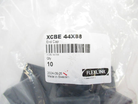 Flexlink XCBE44X88 Plastic End Cap 44 mm X 88 mm, Lot Of 10