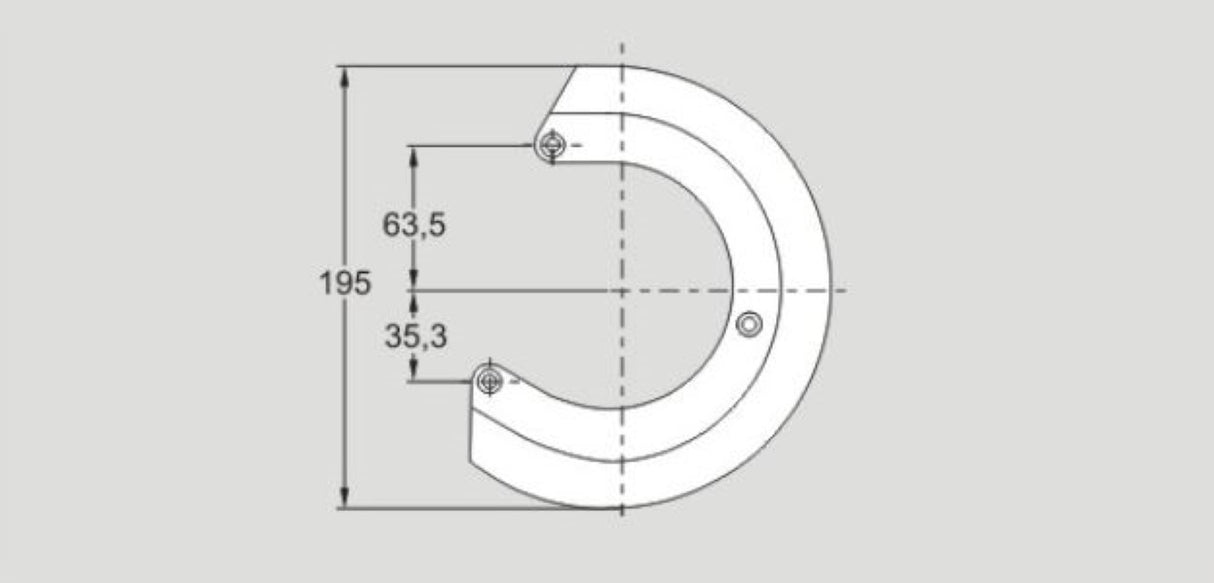 FlexLink XHSJ195 Idler End Cover