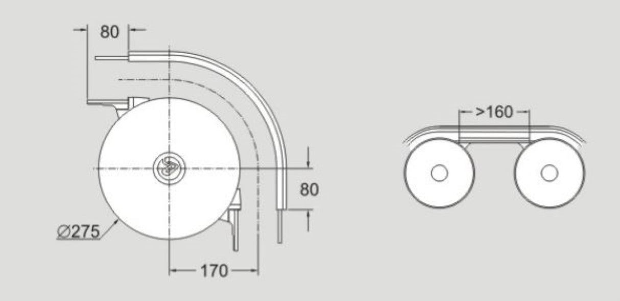 FlexLink XHBH90R170A XH Wheel Bend