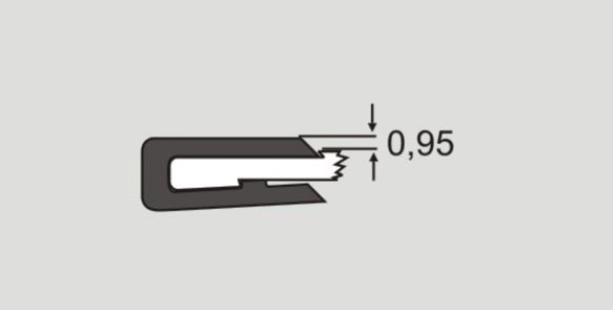 Flexlink XSCR25 XS Slide Rail Polyethylene 25000 mm