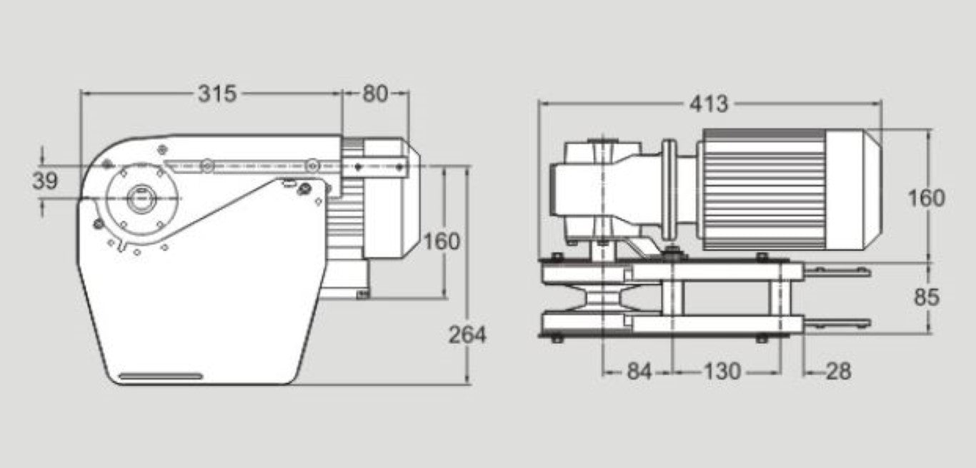 XMEB 0 HNRP XMEB0HNRP FlexLink XM End Drive Unit