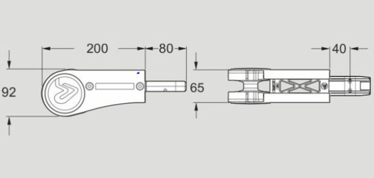 Flexlink XLEJ A65 S Idler End Unit Compact