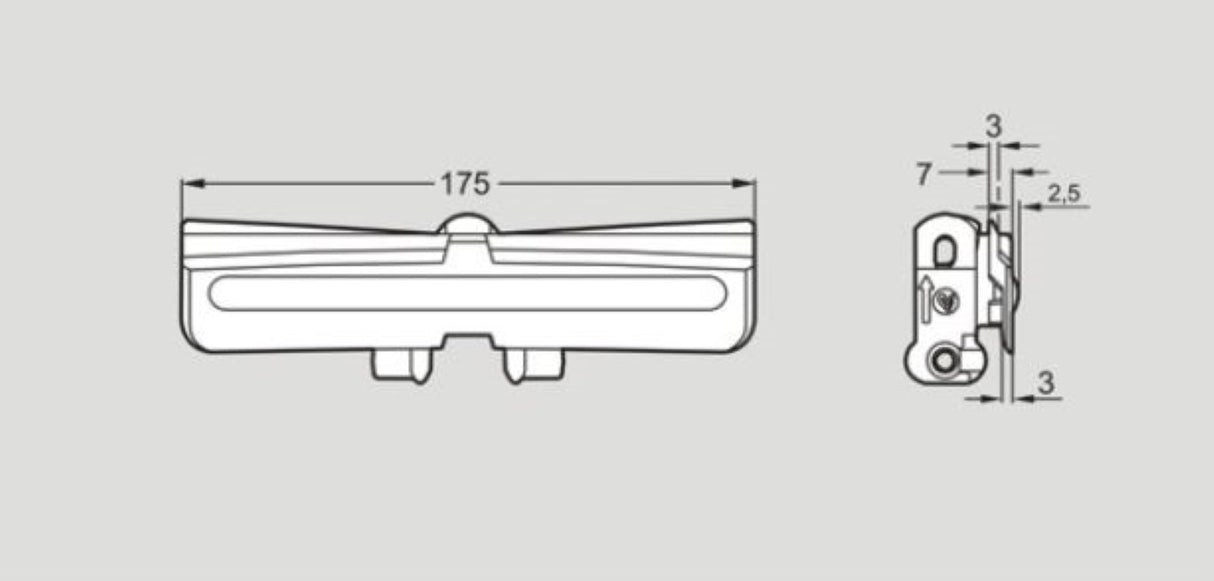 FlexLink XBTP3A175F X180 Friction Top Chain