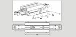 FlexLink XLCC160A65 Beam Section For Chain