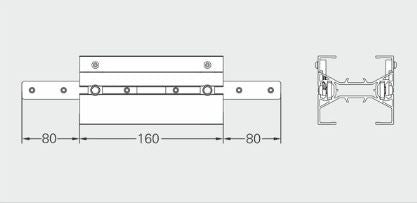 Flexlink XKCC 200 A Beam Section For Chain Installation