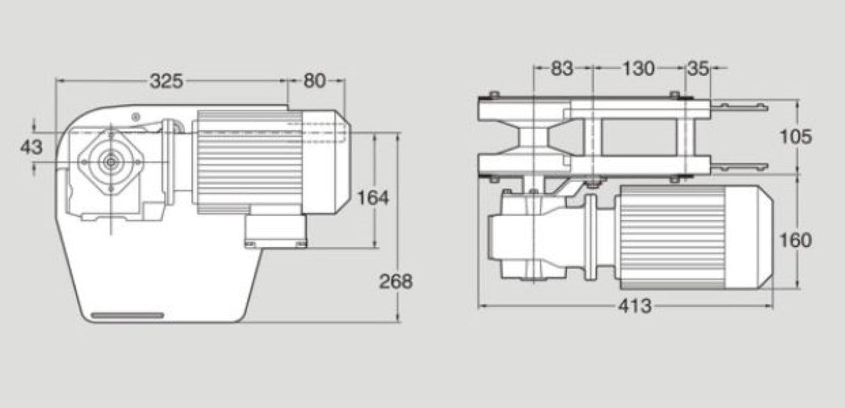 XHEB 0 HNLP XHEB0HNLP FlexLink End Drive Unit