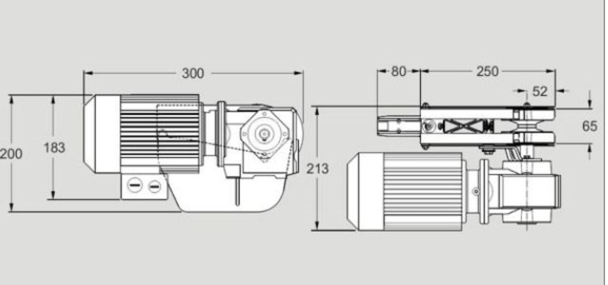 Flexlink XLEB0A65MNRP X65 End Drive Unit