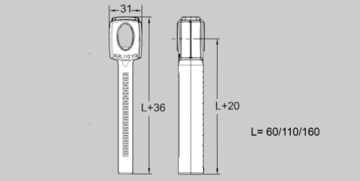 FlexLink XLRL110VQ Guide Rail Clamp Support 110