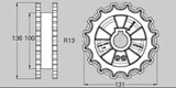 FlexLink 5111580 Wheel XL Drive End