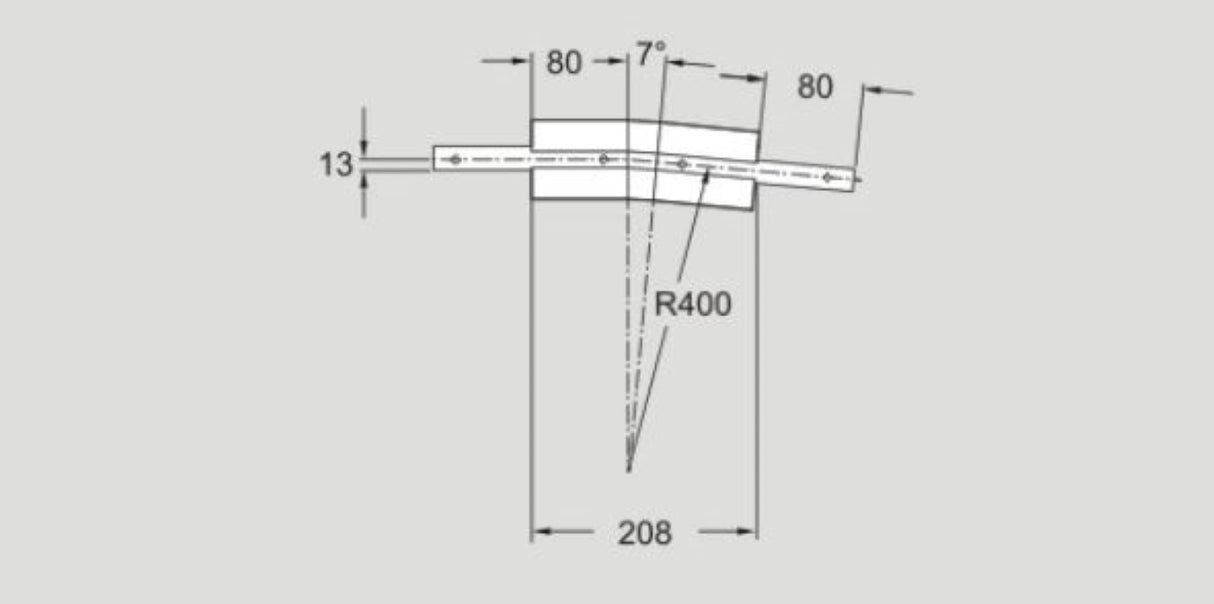 FlexLink XMBV7R400 Vertical Bend XM