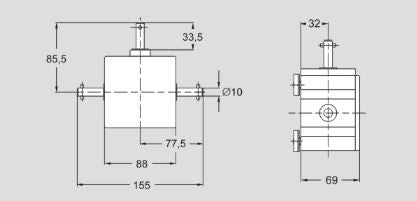 Flexlink XCFW 90 Angular Gear Unit