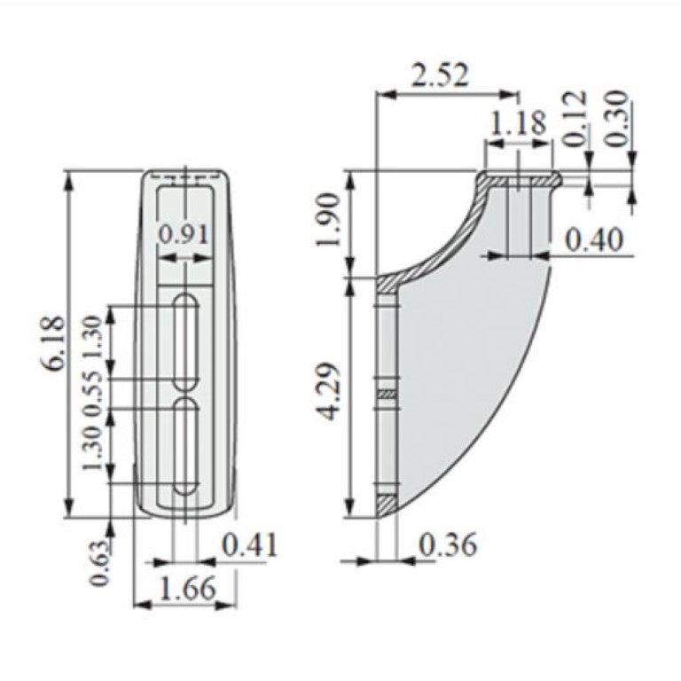 Marbett 632-647142 Side Mounting Bracket, Sold By Unit