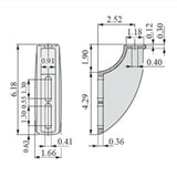 Marbett 632-647142 Side Mounting Bracket, Sold By Unit