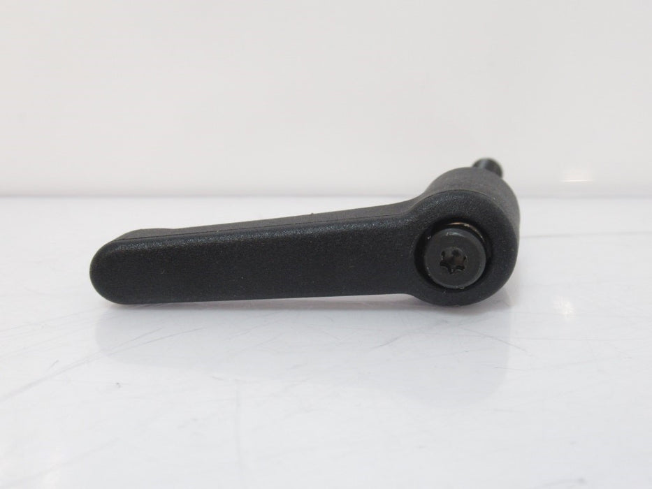 Plastic Adjustable-Position Handle With M6 X 1mm Threaded, Black