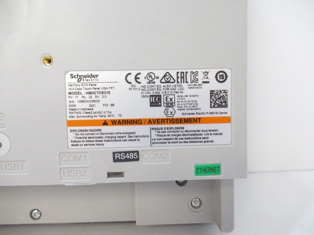 Schneider Electric HMIGTO5310 Magelis GTO, 10.4 inches Color, Touch Panel