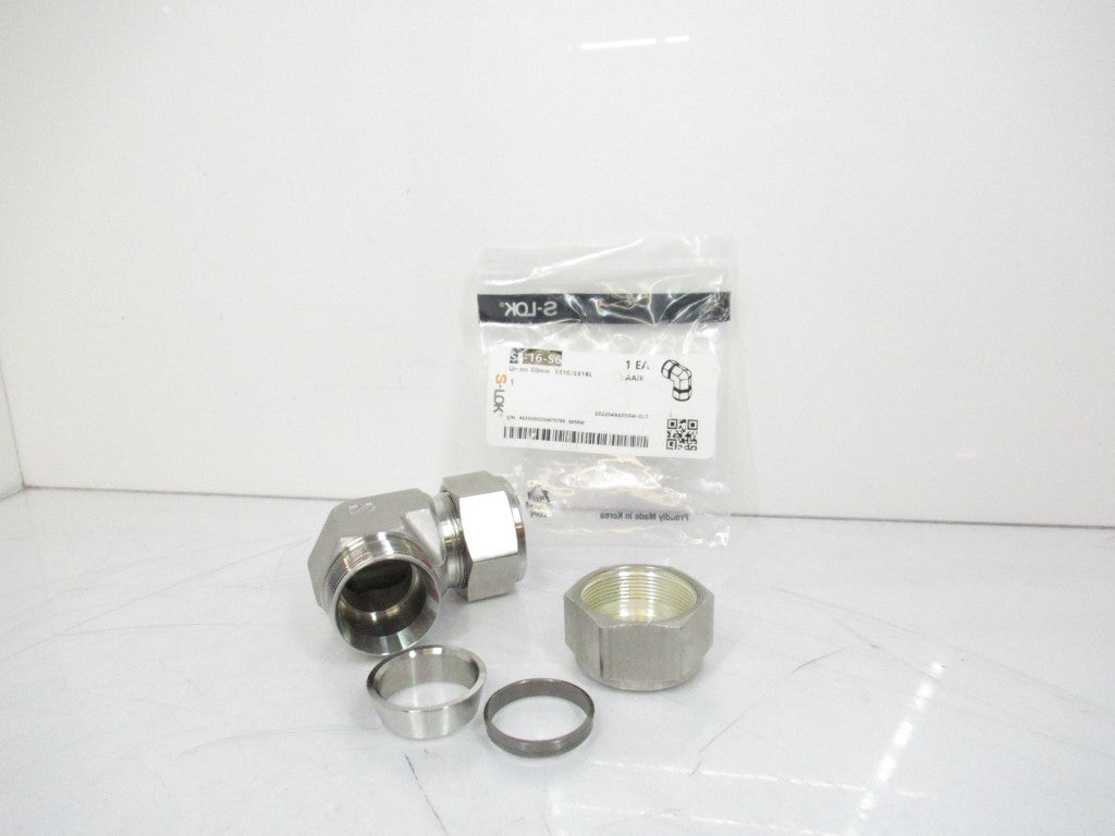 S-Lok SL-16-S6 Tube Fitting, Union Elbow, Tube 0.D 1 Inch