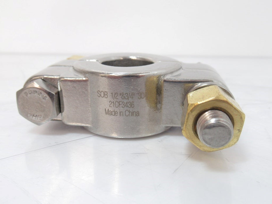 1/2"-3/4" High Pressure Tri-Clamp 304 Stainless Steel