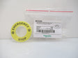 Schneider Electric ZBY9320 Harmony Emergency Stop 3D Legend Plate 22 mm