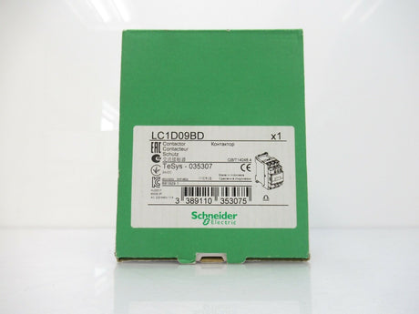 Schneider Electric LC1D09BD TeSys D Contactor 3 Poles 9 A / 24V DC