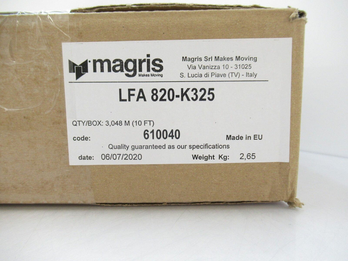 Magris LFA 820-K325 Thermoplastic Chain Single Hinge Roll of 10ft