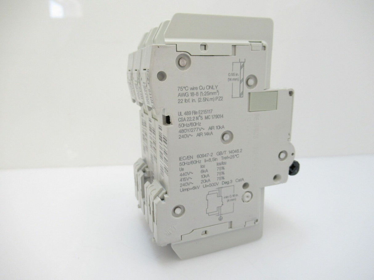 Schneider Electric M9F42301 Circuit-Breaker Multi 9 3-Poles 1A Curve C