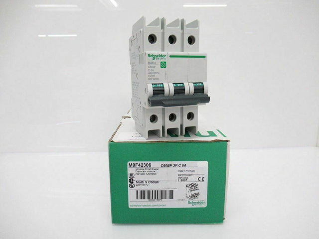 Schneider Electric M9F42306 Multi 9 Miniature Circuit Breaker 6A 3-Pole