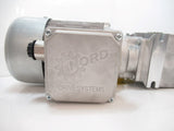 Nord SK02040.1AXZH-80S/4CUS Motor SK80S4CUS, 0.75 Hp, 3 Phases, Ratio: 13.43 :1