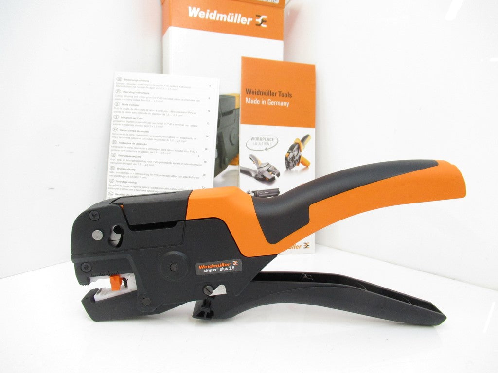 Weidmuller 9020000000 Stripax Plus 2.5 Crimping Tool For Wire, AWG 20-14