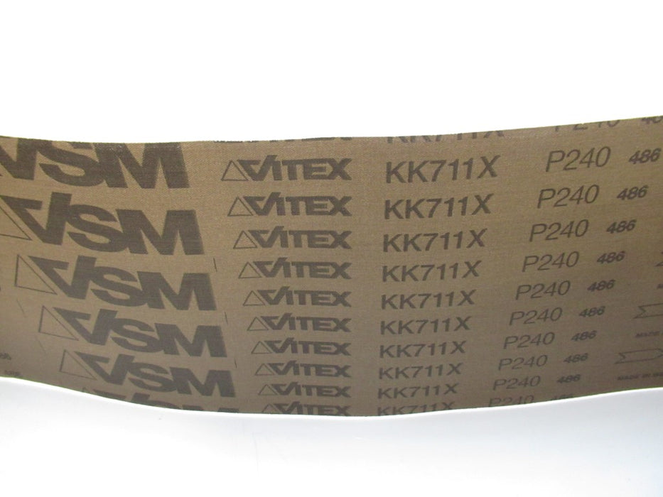 VSM 317859 Aluminum Oxide Abrasive Belt 6" Wide x 48" Series KK711X (New)