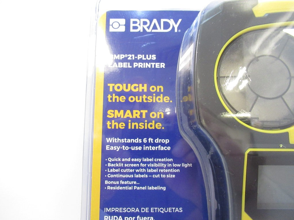 Brady BMP21-PLUS Portable Label Printer, Black On White