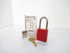 Masterlock 410MKW400RED Zenex Thermoplastic Safety Padlock