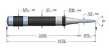 Starrett 18A Steel Automatic Center Punch 5 in Length, 9/16 in Dia.