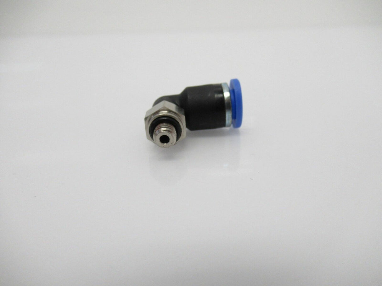 Male Elbow P4.06.M5, 6 Hose M5 Thread