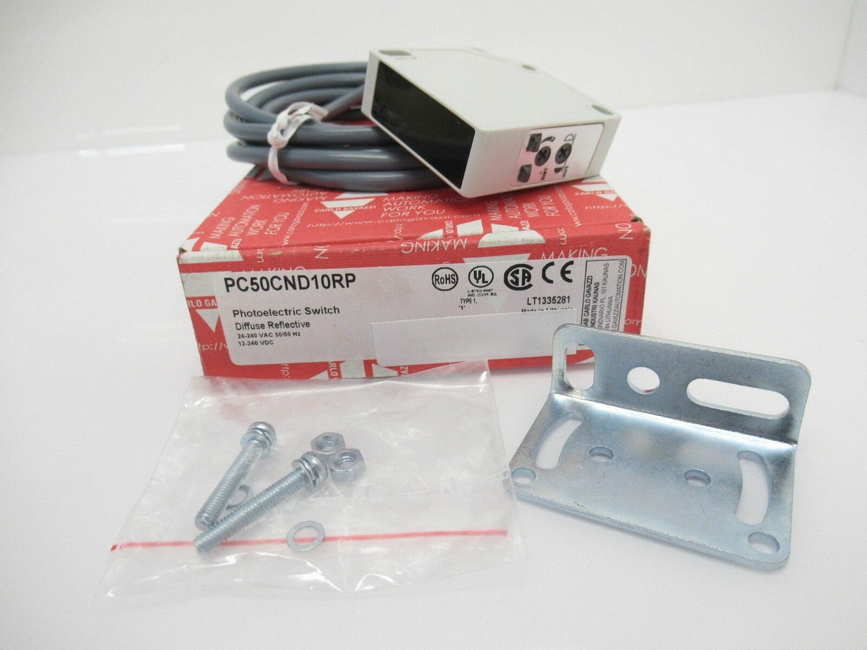 PC50CND10RP Carlo Gavazzi Sensor Photoelectric Switch, Sold In Kit