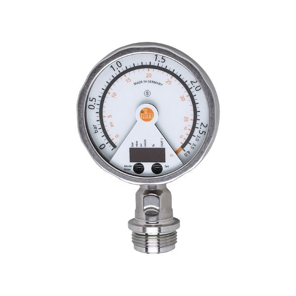 Ifm PG2796 Flush Pressure Sensor With Analog Display